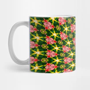 Cute Tropical Flower Pattern Mug